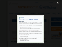 Tablet Screenshot of ospedycdirecto.org.ar